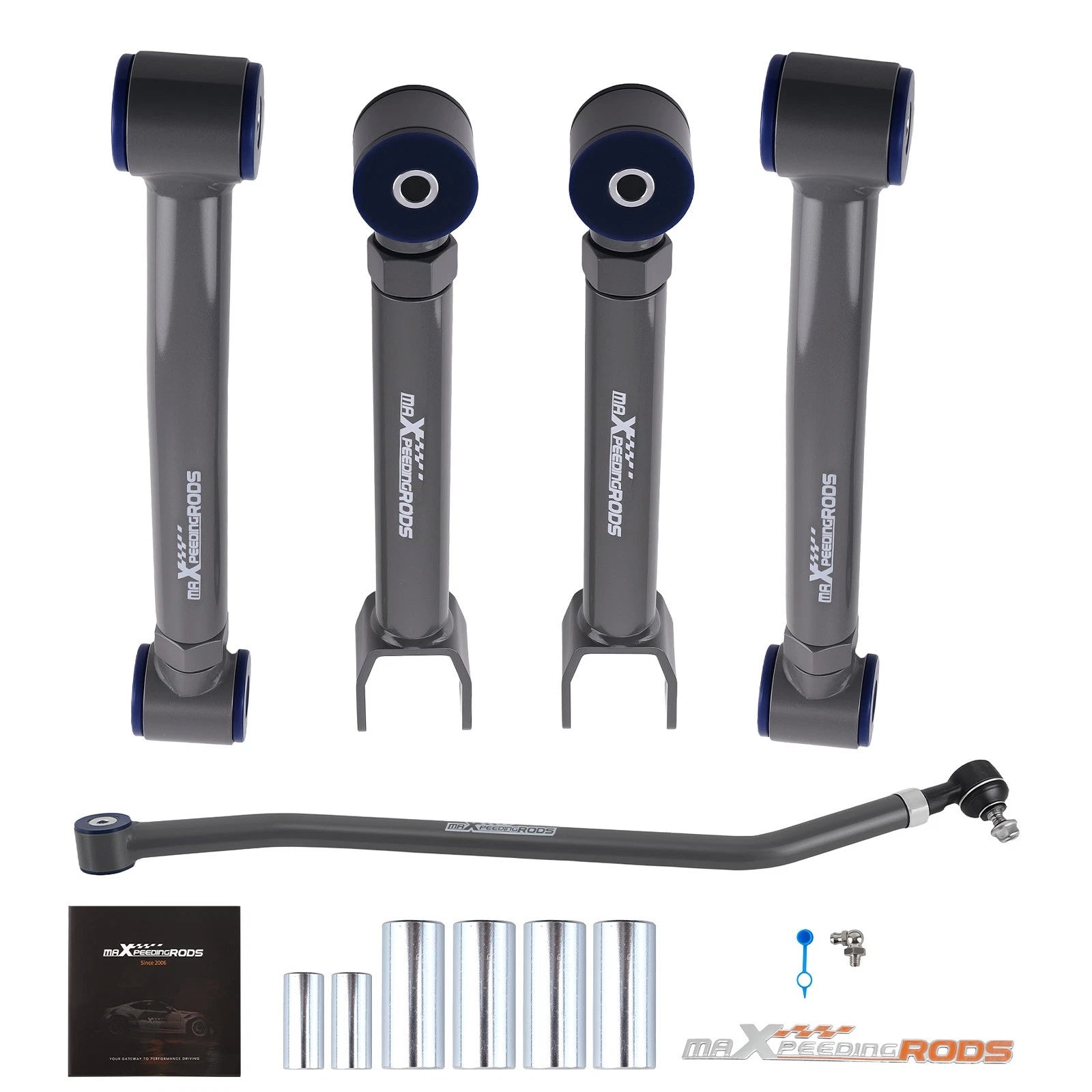 Adjustable Control Arms + Track Bar for Jeep Wrangler TJ (1997–2006) Cherokee XJ (1984–2001)