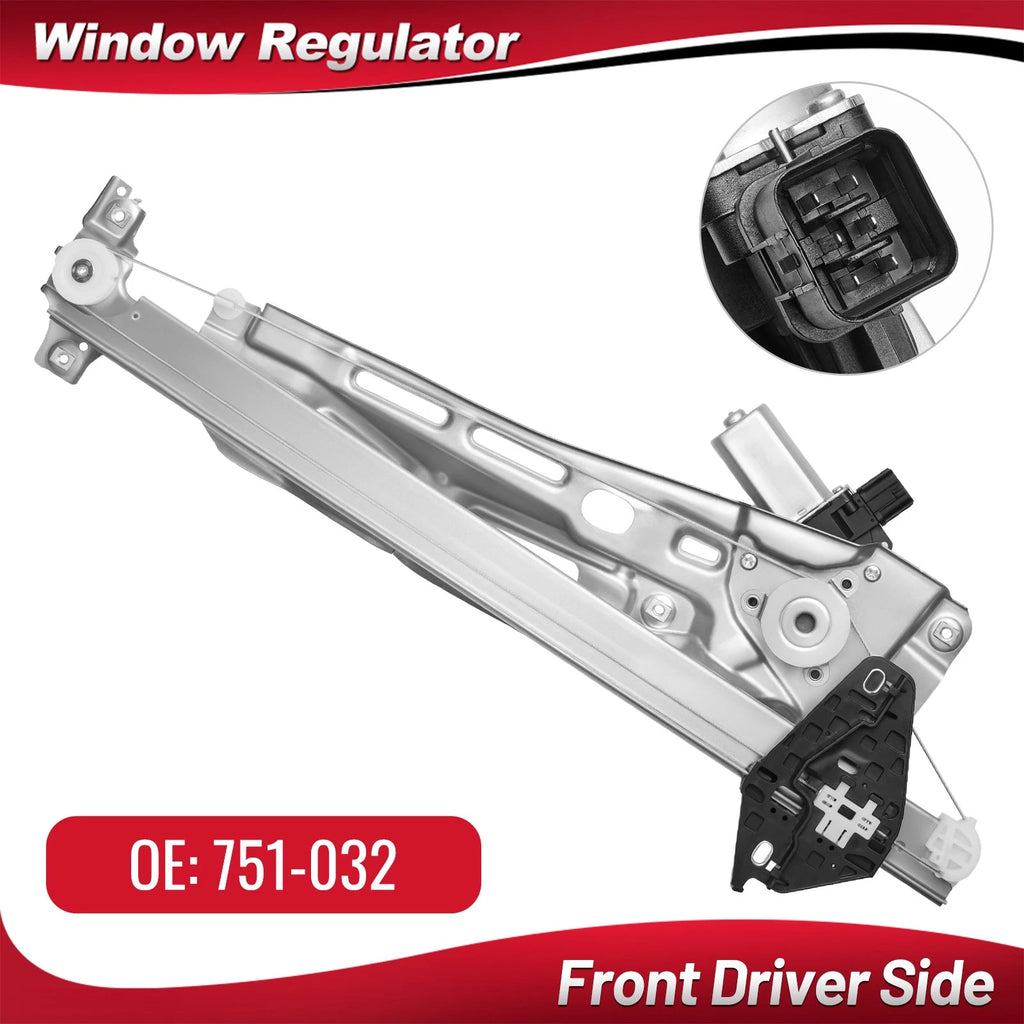 Power Window Regulator with Motor for Acura MDX 2007–2013