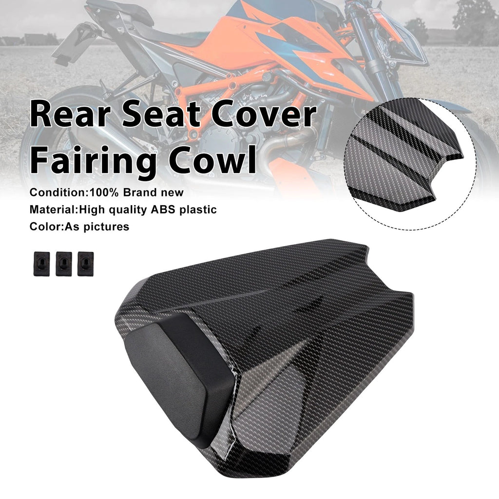 Rear Pillion Seat Cover Fairing Cowl for KTM 1290 Super Duke R (2020–2023) Carbon