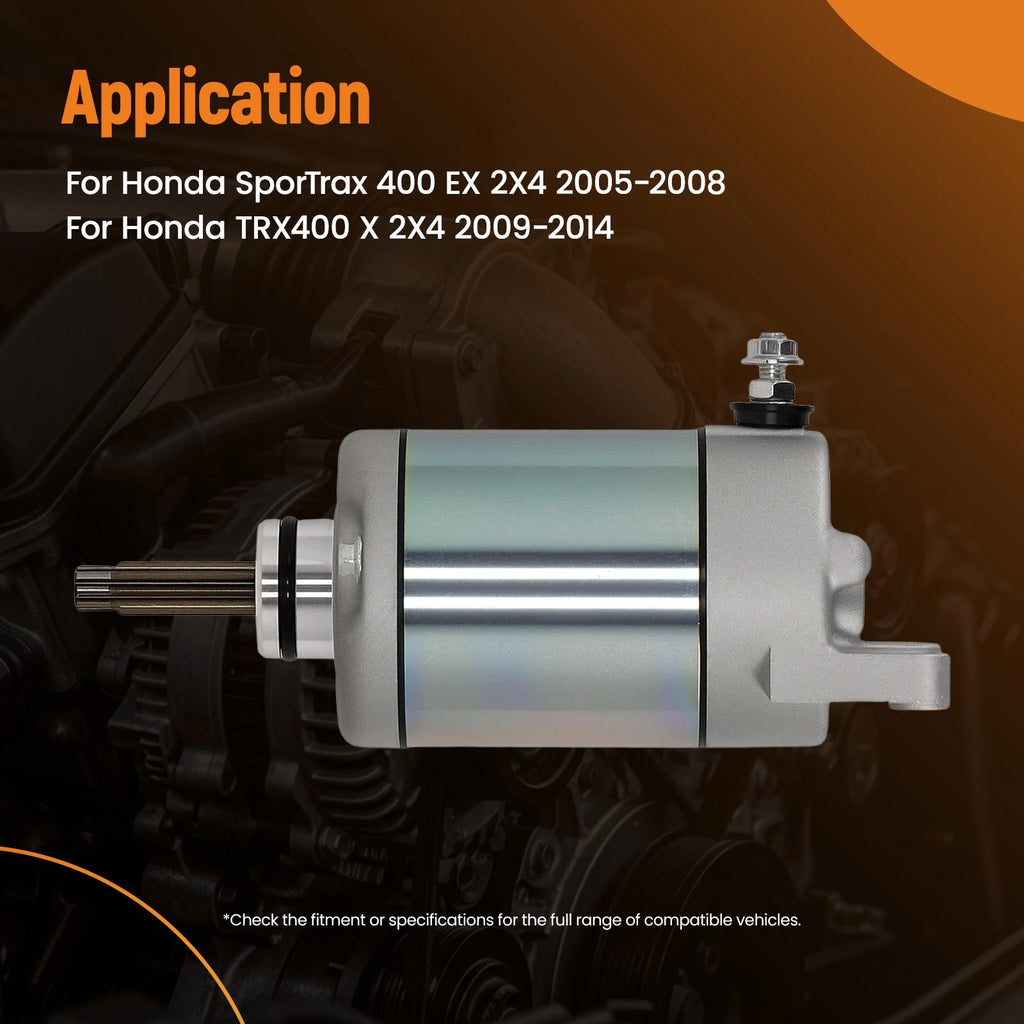 12V 0.5KW Starter Motor for Honda 400 EX (2005–2008) 31200-HN1-A41 CW