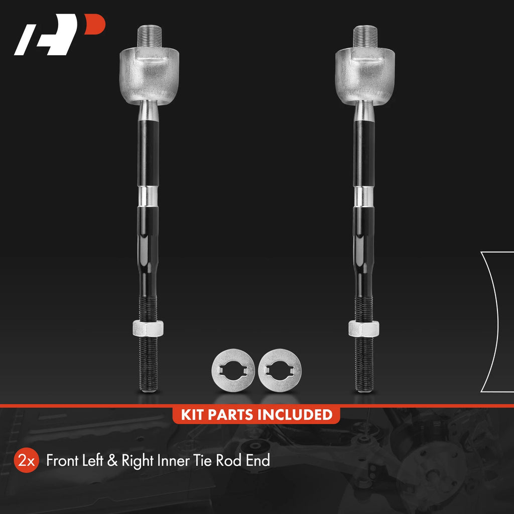 2X Front Inner Side Tie Rod End for Nissan Juke (2011-2017)