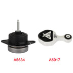 2X Engine Motor Trans Mount for Ford Explorer L4 2.3L (2016–2019) 3247 3480