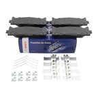 Set of 4 Bosch Blue Front Ceramic Brake Pads for Lexus ES300h ES350 Toyota Avalon Camry (2013–2020)