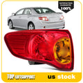 Tail Light Assembly for Toyota Corolla (2009–2010) Left Side Red Housing