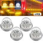 4X 17LED White Amber Watermelon Marker Light for Heavy Truck Trailer (12V)
