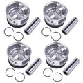 4X Pistons and Rings for Toyota 4Runner T100 Tacoma 2.7L 3RZFE (1995–2004)