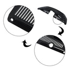 Front Upper Grille for Toyota Sienna (2011-2017) Gloss Black Plastic