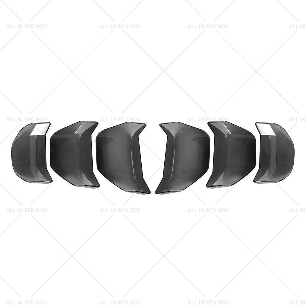 Set of 6 Tail Light Lamp Cover Trim Frame for Ford Mustang GT (2018–2022)