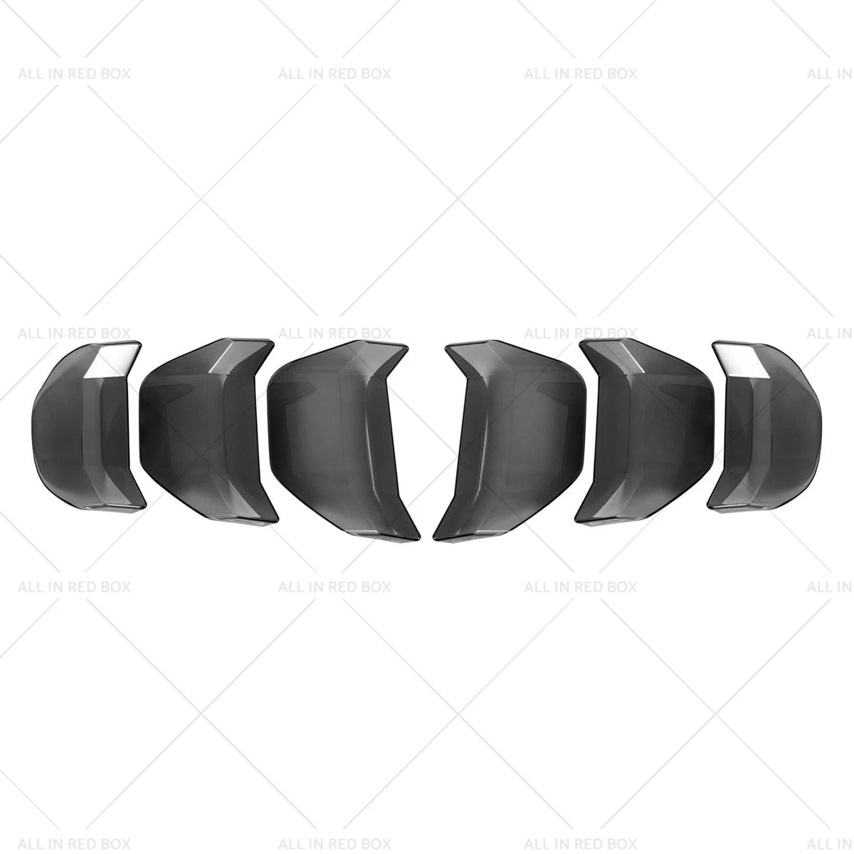Set of 6 Tail Light Lamp Cover Trim Frame for Ford Mustang GT (2018–2022)