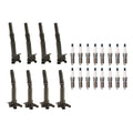 Set of 8 Ignition Coils & 16 Iridium TT Spark Plugs for Ford 6.2L V8 (2011–2014)