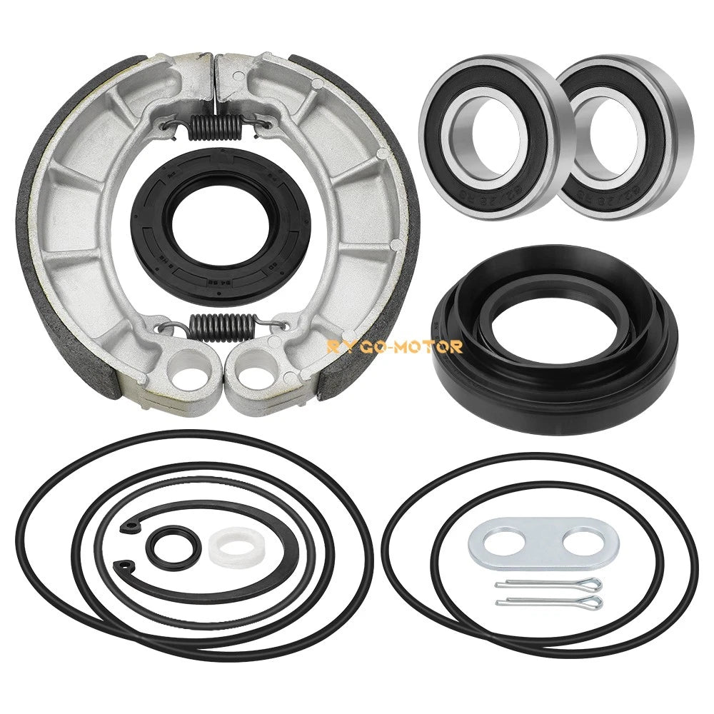Rear Brake Drum Bearing Seal Shoes Kit for Honda Foreman TRX450FE/FM (1998–2004)