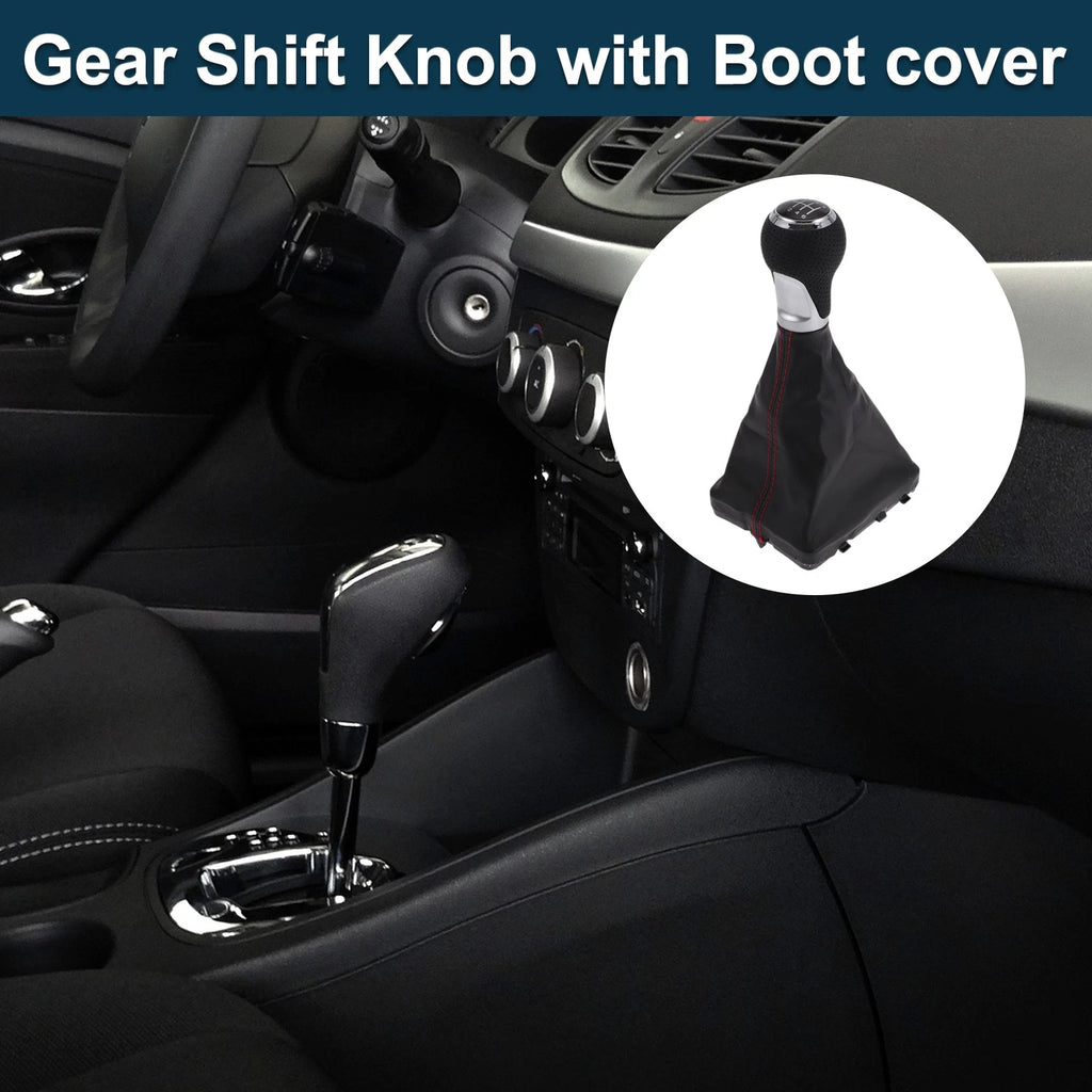 6 Speed Gear Shifter Knob with Cover No. 4F0863278 for Audi A6 (2005–2011)