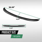 Rear Trunk Spoiler Wing for BMW F10 528i 535i M5 (2011–2017) Gloss Black