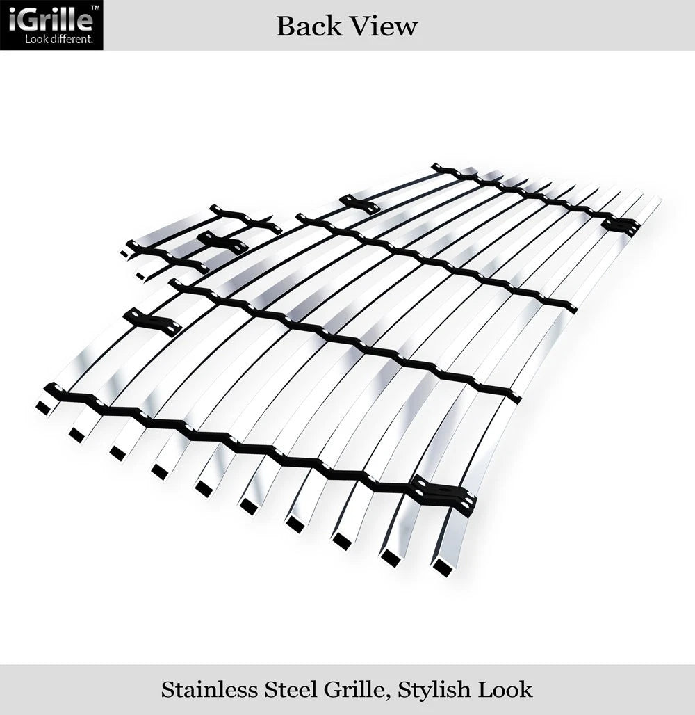 Stainless Silver Billet Grille for Nissan Altima Sedan (2007-2009)