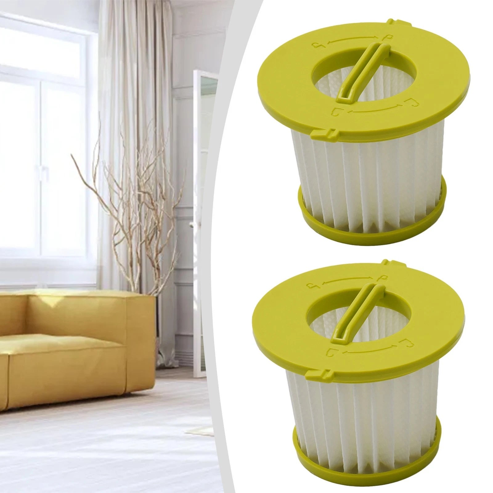 Replacement Filters for PCL700 PCL704 CL705 Hand Vacuum (Pack of 2)