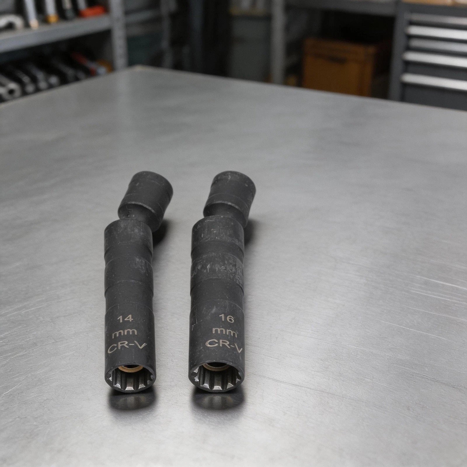 Spark Socket Installation Tool Set of 2 with Magnetic Ring 14mm 16mm