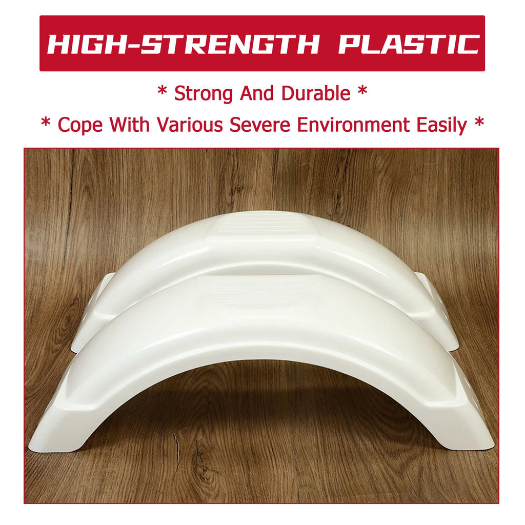 Pair of Trailer Fenders for HECASA 8"-12" Wheels (Fits )