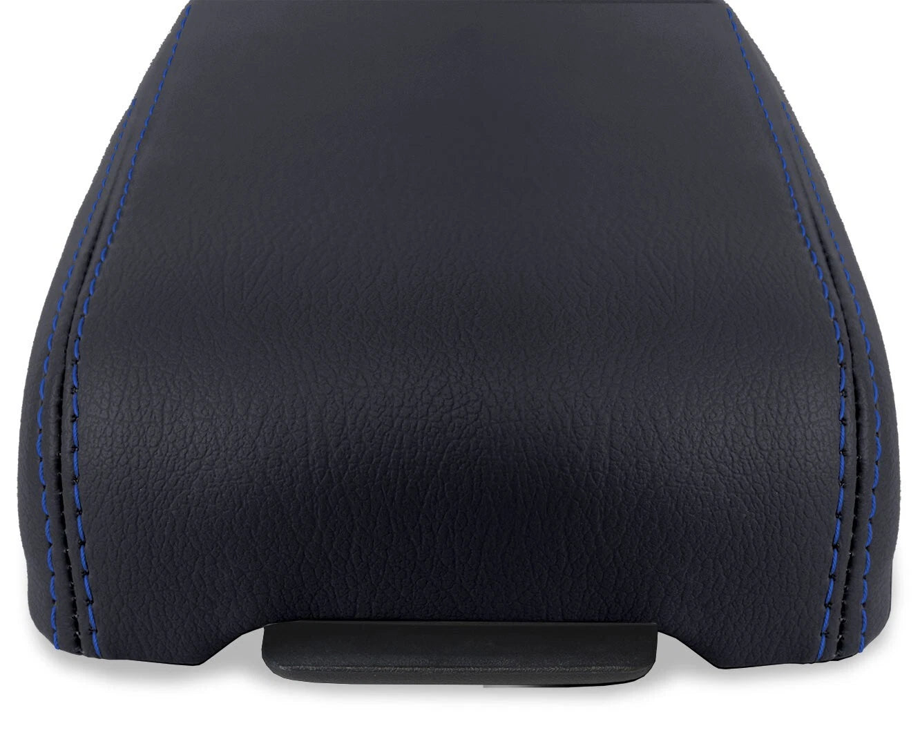 Leather Console Armrest Cover for Chevrolet Colorado (1995–2005) Blue Stitch