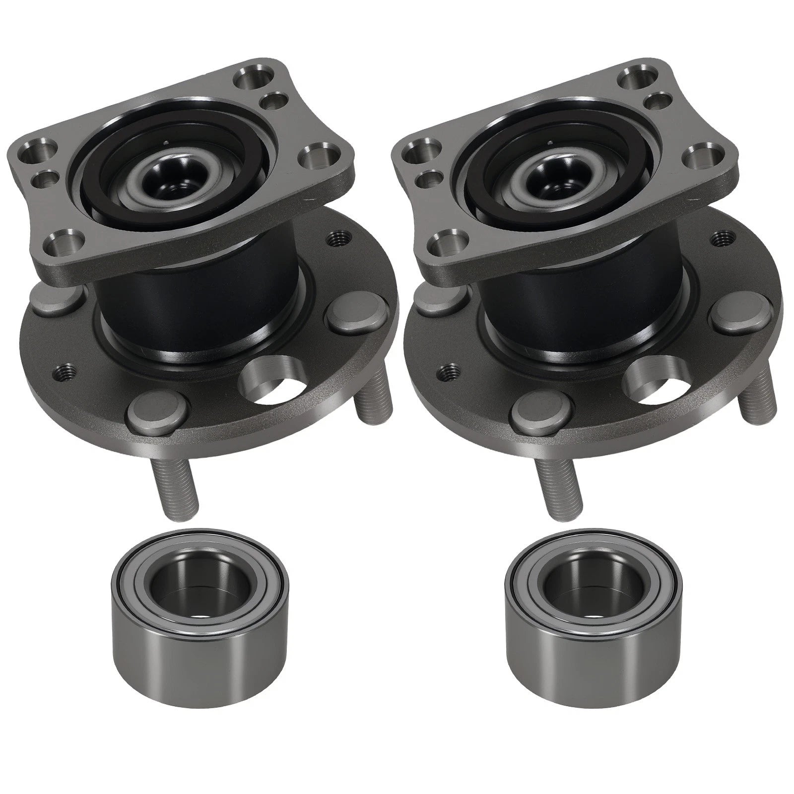 2pcs Rear Wheel Hub & Bearing for Mazda 2 (2011–2014)