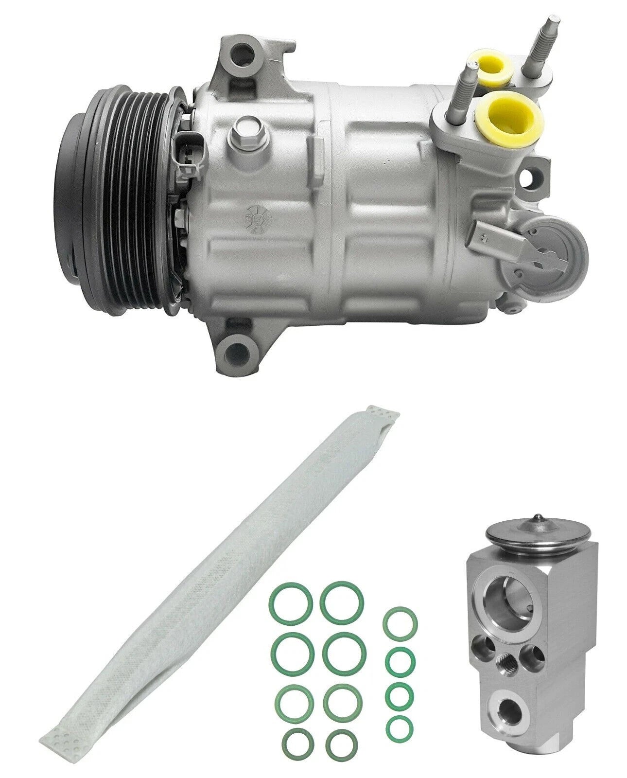 AC Compressor Kit Replacement for Jeep Wrangler 2.0L (2021–2024)