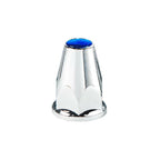 Lug Nut Covers Chrome Reflector Push-On for Universal Fit (2-3/4 in Tall)