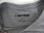 Harley Davidson Women's Gray Bar & Shield Graphic T-Shirt Size Medium