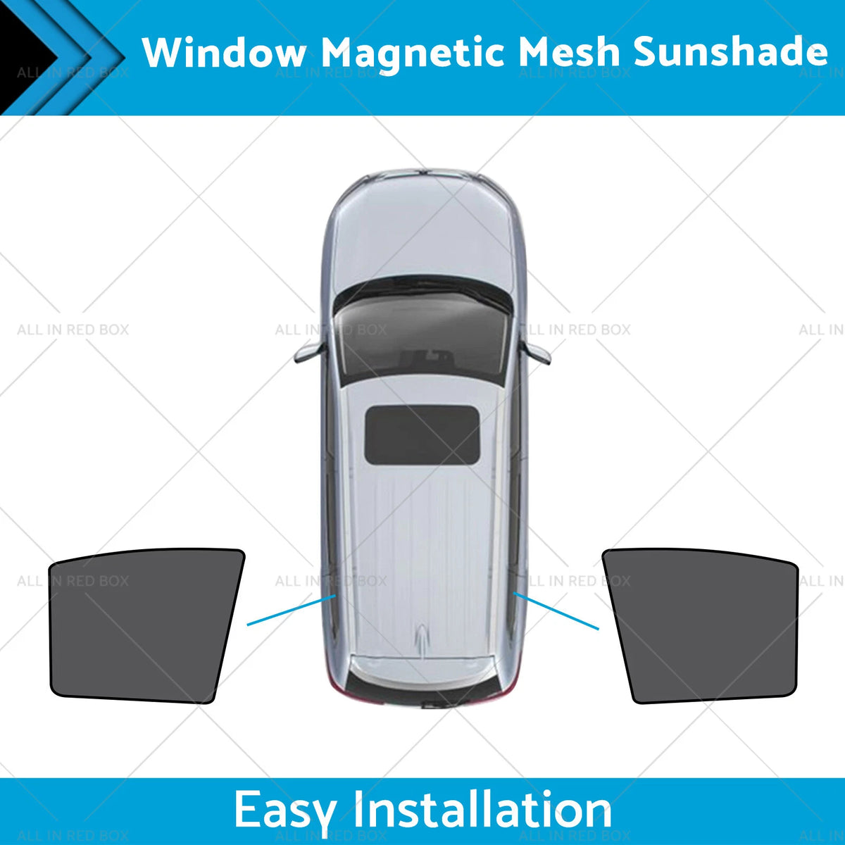 2X Magnetic Mesh Sunshades for Kia Carnival YP Series (2020–2023)