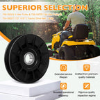 Deck Flat V-Idler Pulley Drive Belt Set for Cub Cadet MTD (756-05024, 756-05032)