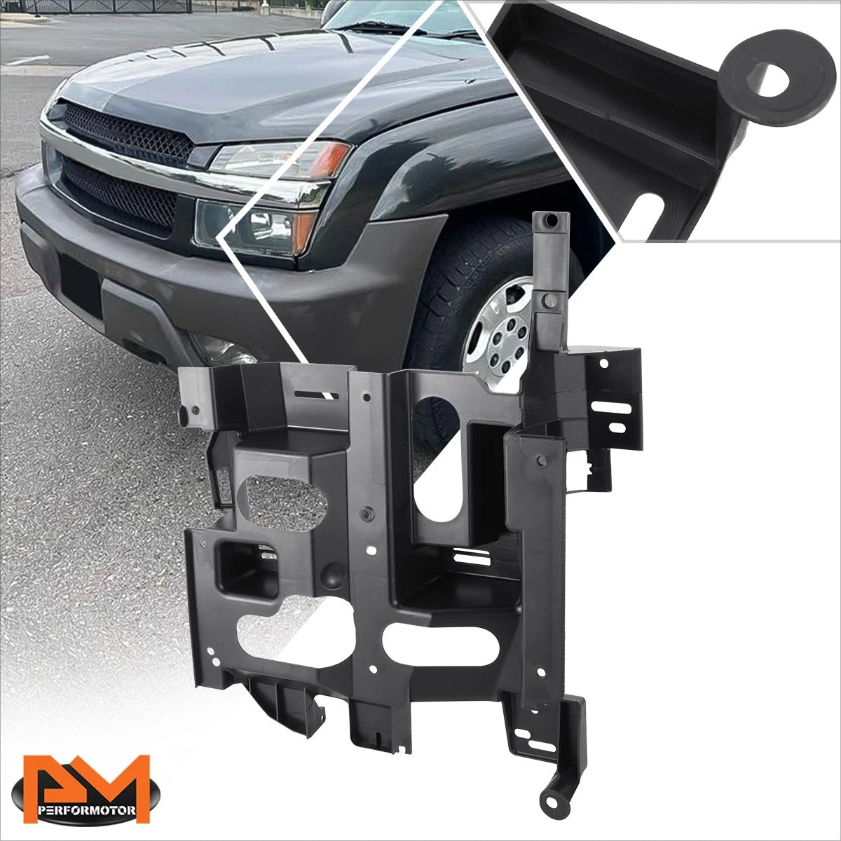 Headlight Replacement for Ford Super Duty (2011–2016) Black Housing Amber