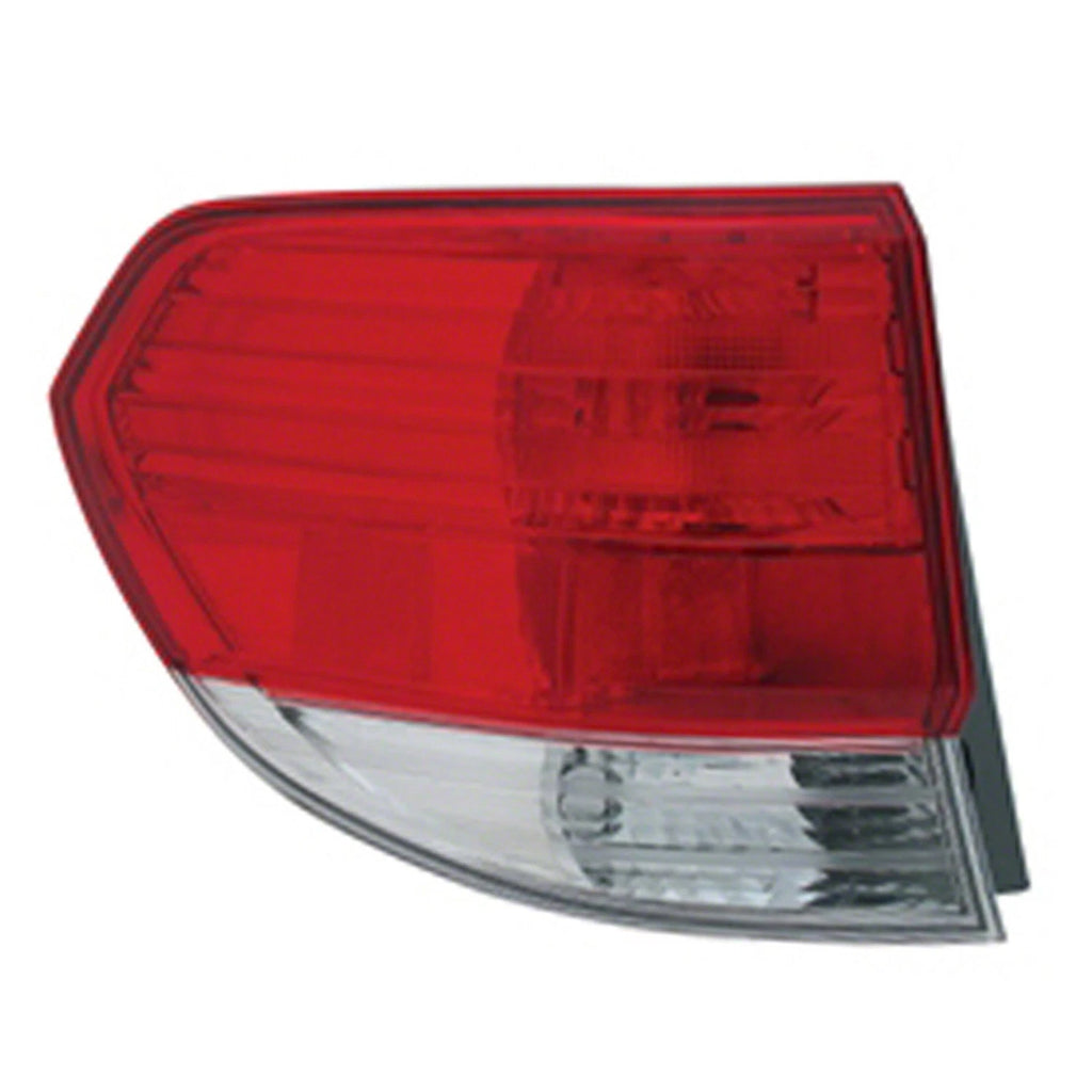 Replacement Driver Side Outer Tail Light Lens Housing for Honda Odyssey (2008–2010)