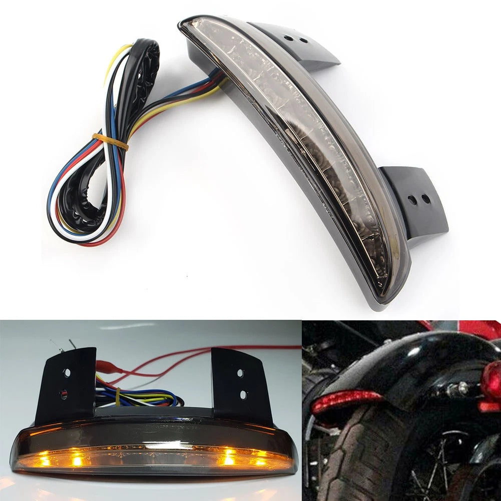 Rear Mudguard Edge Brake Tail Light for Harley Breakout Bobber (2013–2023)