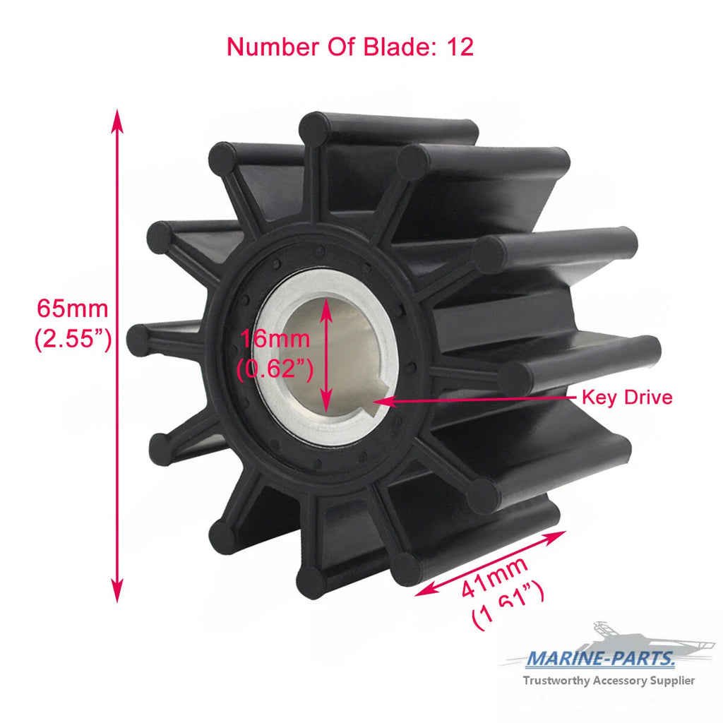 Water Pump Impeller for Sherwood Inboard Motors (10615, 1065K)