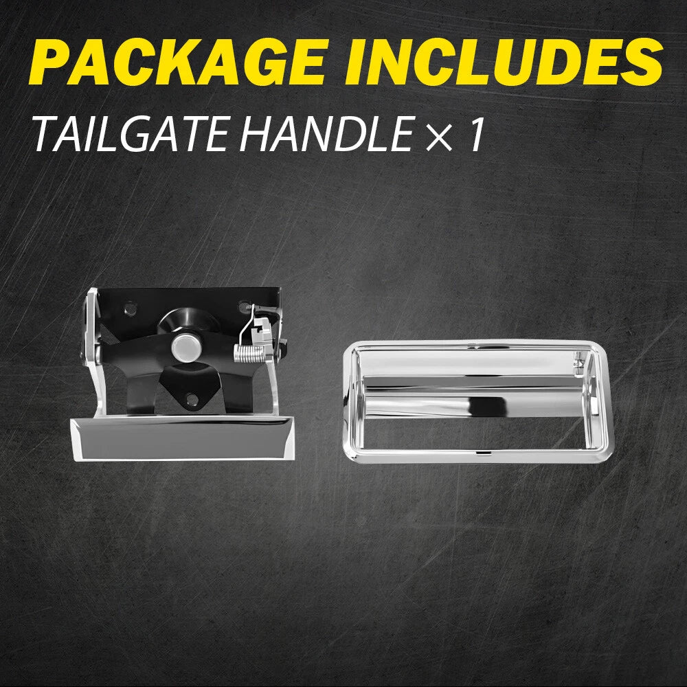 Chrome Tailgate Door Handle Cover for Chevy GMC C/K 1500 2500 (1988–1998)