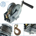 Heavy Duty Hand Winch for Trailer ATV Boat (Up to 1200 lbs)