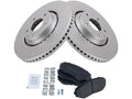 Front Brake Pad and Rotor Kit for Mazda CX-9 (2016–2018) ZT312SM