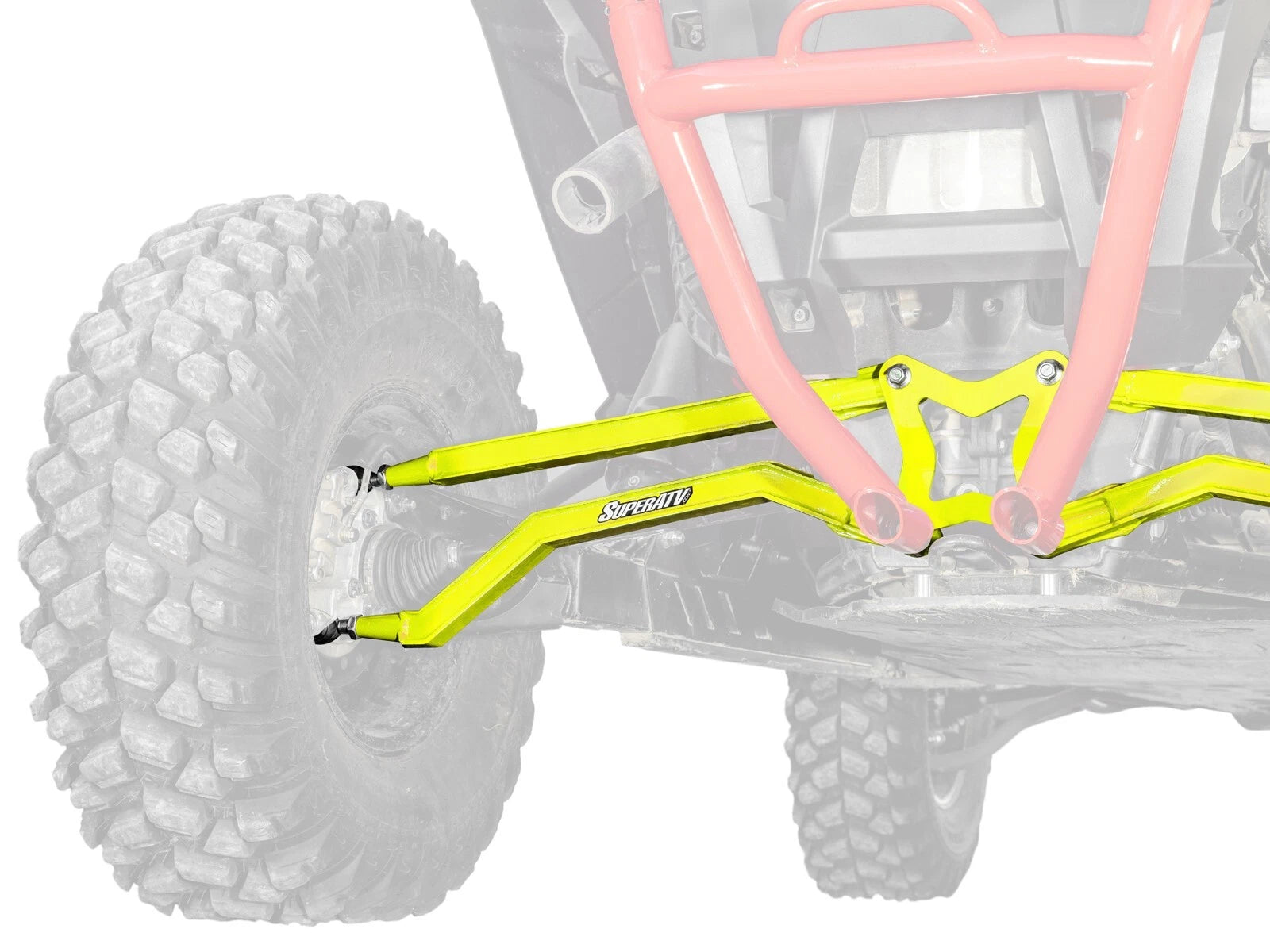 SuperATV High Clearance Boxed Rear Radius Arms for RZR RS1 (2018–2023)