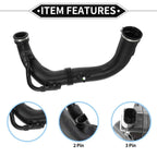 Intake Hose for Mercedes-Benz C-Class 2012-2015, Black, 2 x Compatible