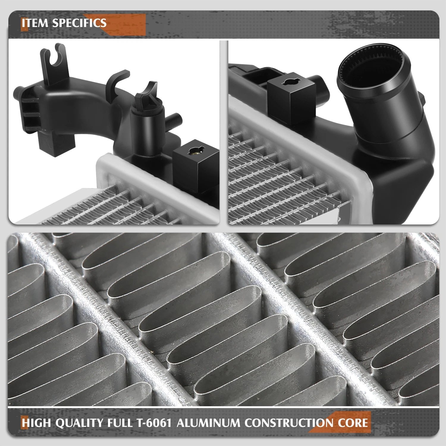 Aluminum Cooling Radiator DPI-13710 for Elantra GT/Forte (2017–2022)