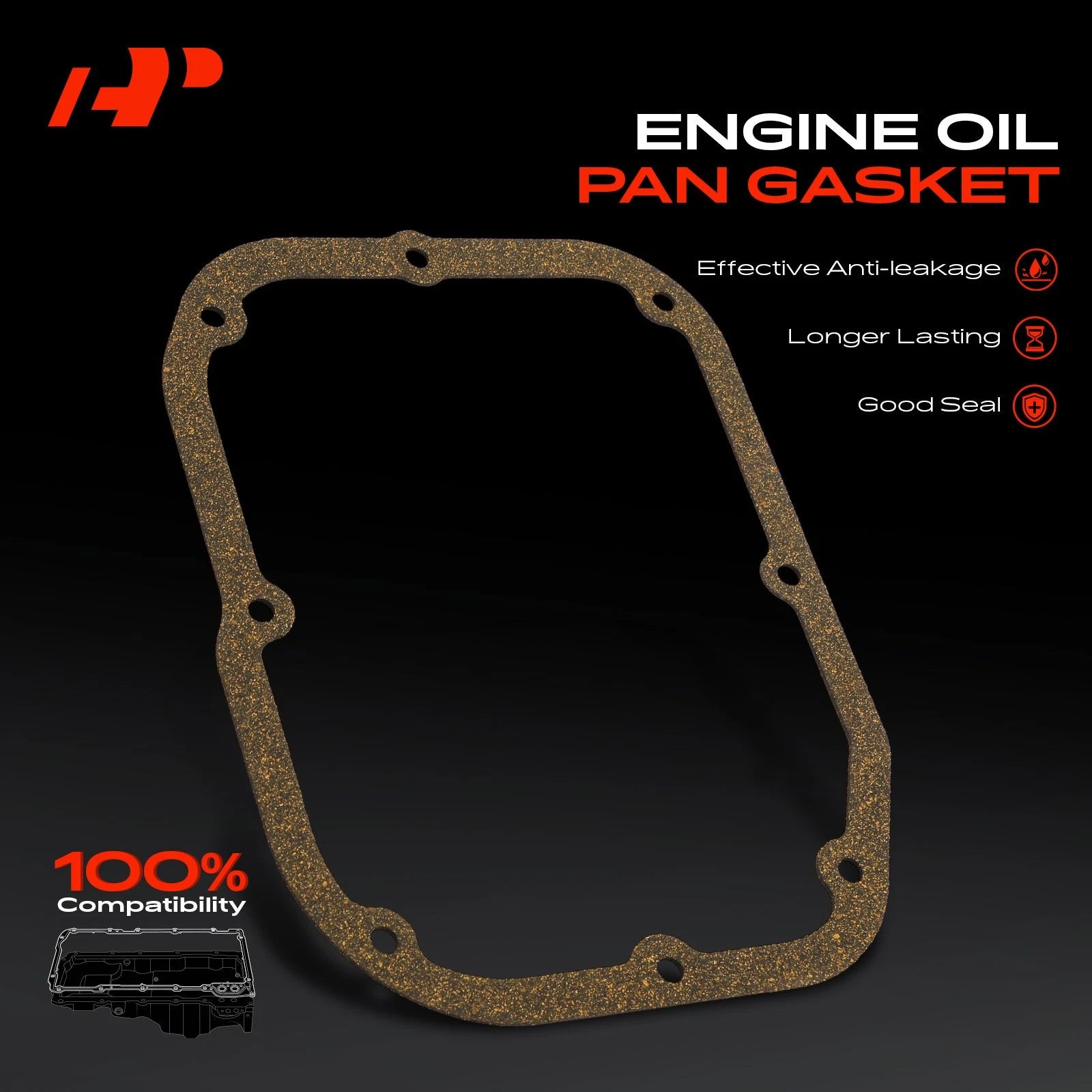 Engine Oil Pan Gasket Set for Mitsubishi Eclipse Galant Endeavor (2006-2012)