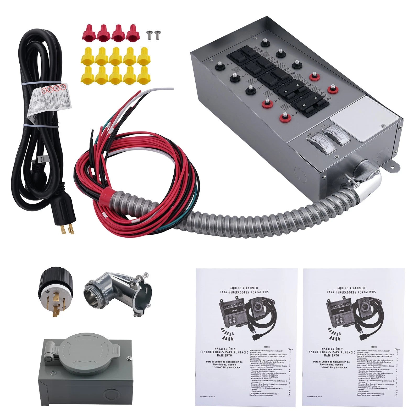 30 Amp Manual Transfer Switch for NEMA 1 (31410CRK)