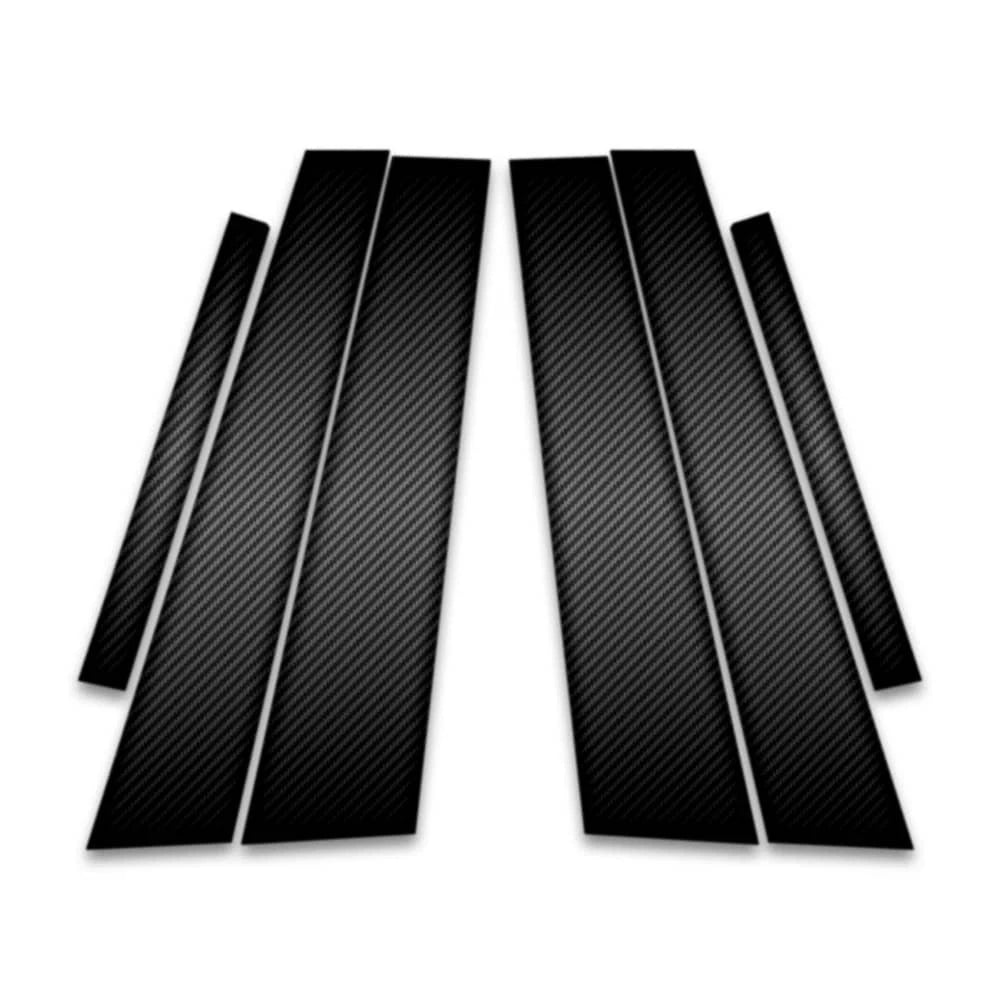 6pc Carbon Fiber Pillar Post Covers for 2011-2014 BMW X6 - SRC0108