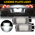 2X White LED License Plate Light for Nissan 350Z 370Z GTR G35 G37 (2003–2020)