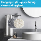 Chenille Hand Towel Set of 2 Soft Absorbent Microfiber Quick Dry Cloth