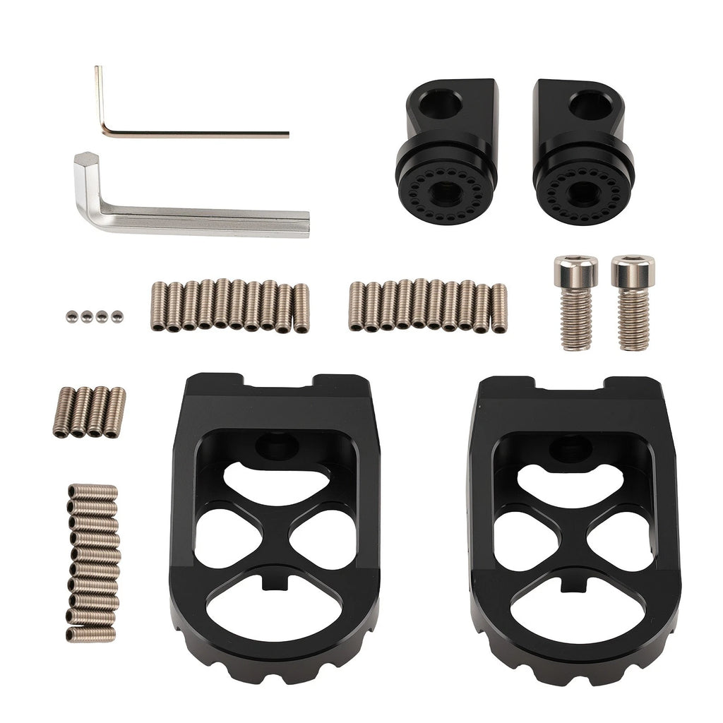 MX Style Wide Foot Pegs for Harley Dyna Fat Boy Road King V-Rod (1993–2017)