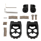 MX Style Wide Foot Pegs for Harley Dyna Fat Boy Road King V-Rod (1993–2017)