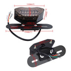 Universal LED Turn Signals Brake Integrated License Plate Tail Light
