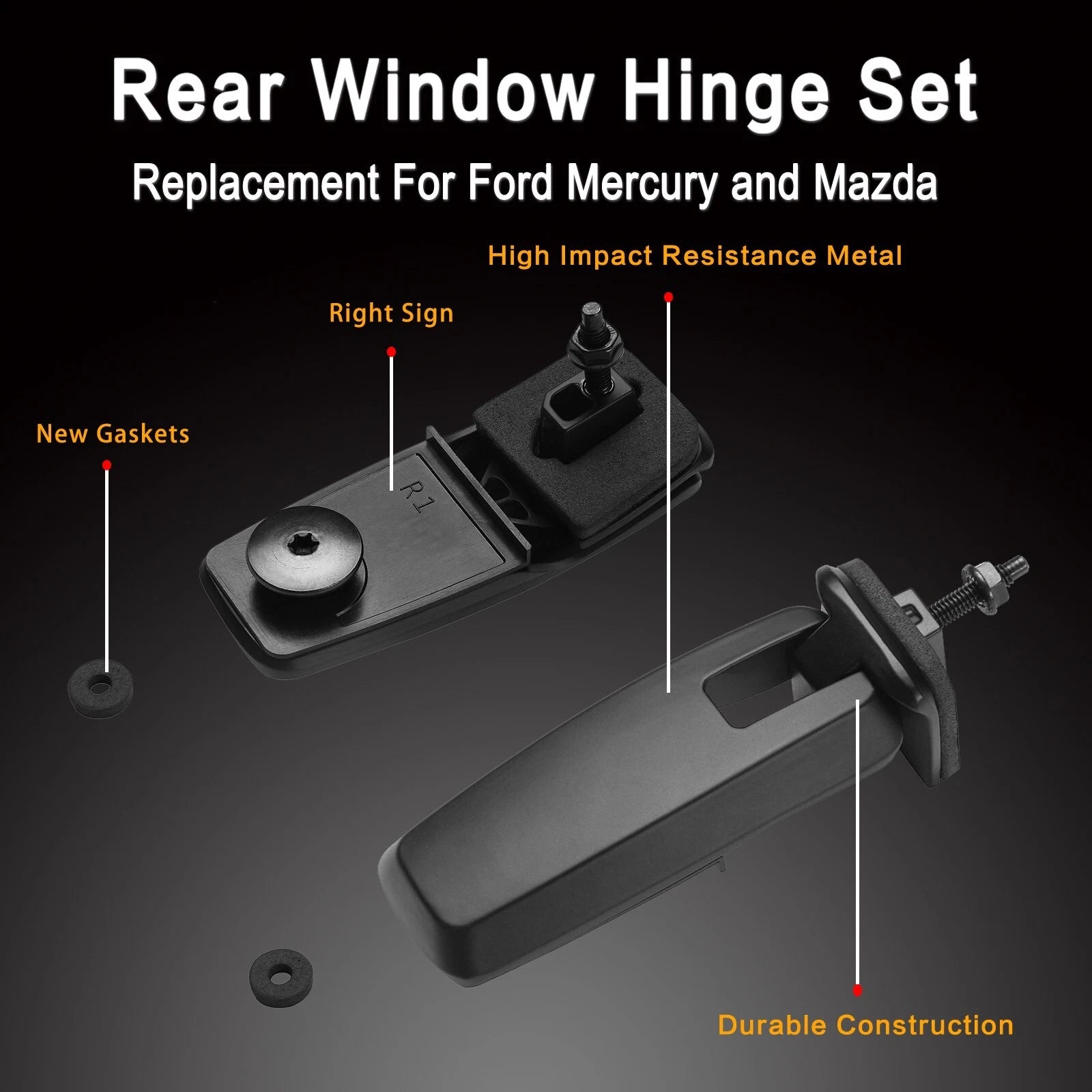 Rear Liftgate Window Glass Hinge for Ford Escape Mariner Tribute (2008-2012)