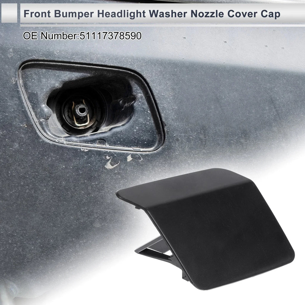 Front Right Side Bumper Headlight Washer Nozzle Cover Cap for BMW X5 Unpainted
