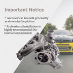 Turbocharger for Audi A4 A4 Quattro Allroad A5 Q5 VW Passat 2.0L (2009–2016)