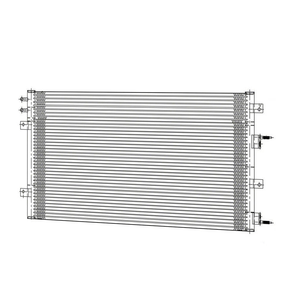 Replacement A/C Condenser w Transmission Lines for Ford Ranger (2019–2023)